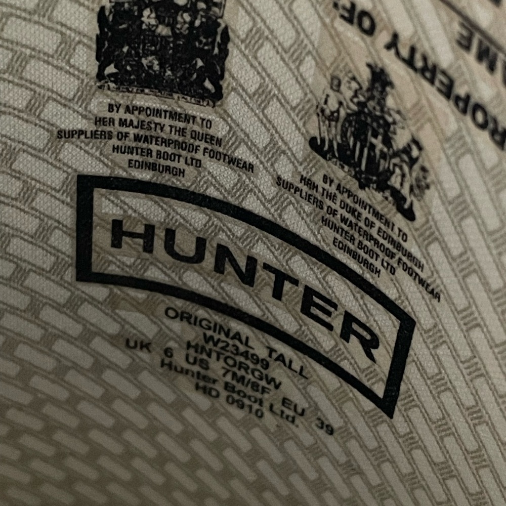 Hunter Tall Rain Boots - Picture 8 of 10